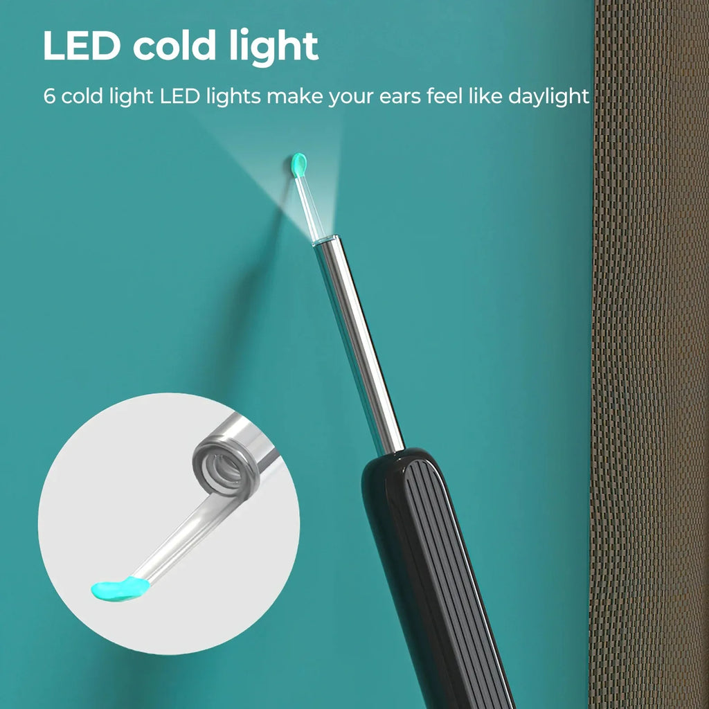 Revolutionary Wireless Smart Ear Cleaner - 1080P Otoscope with Camera for Effortless Ear Wax Removal on iOS & Android